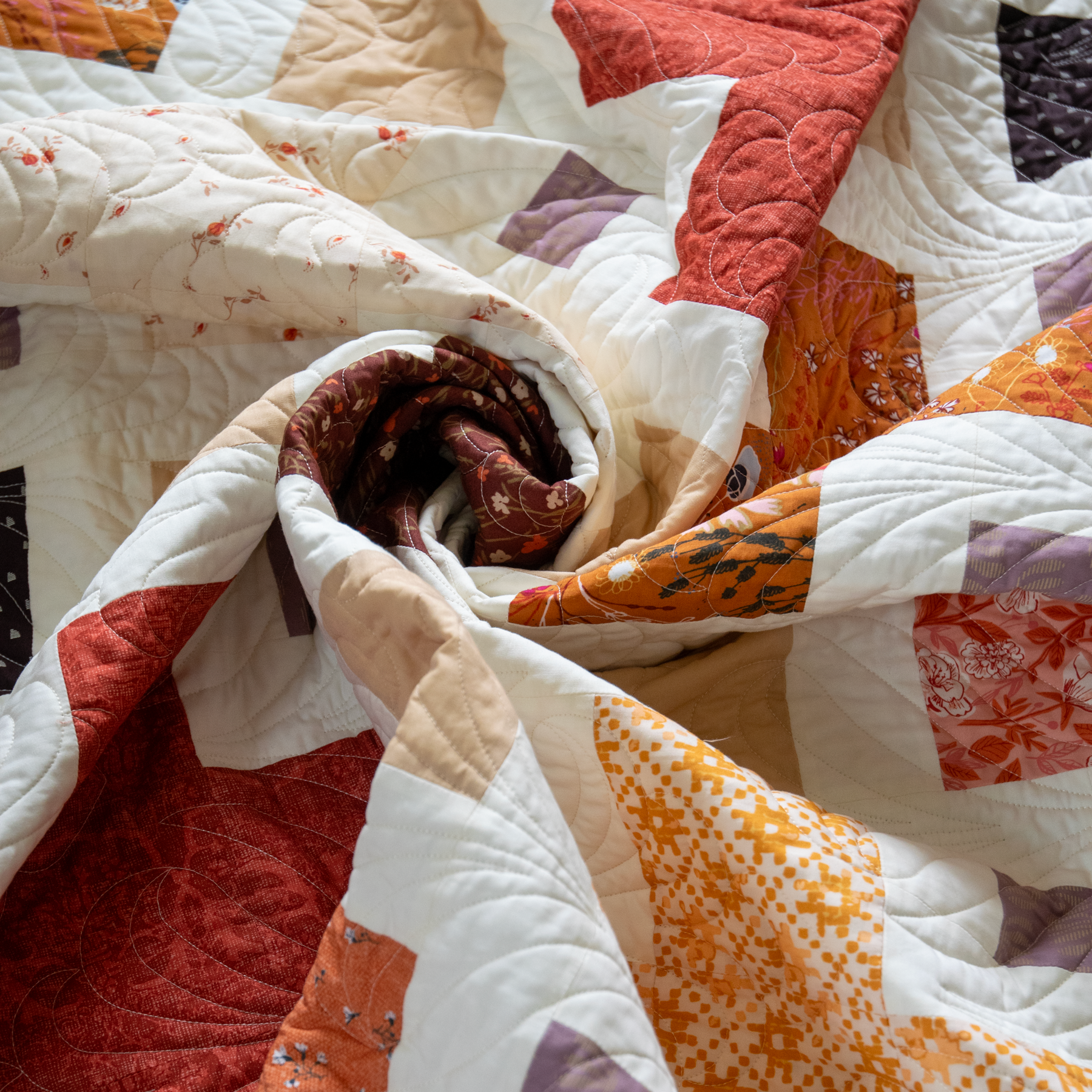 Amber Sunset Quilt Kit