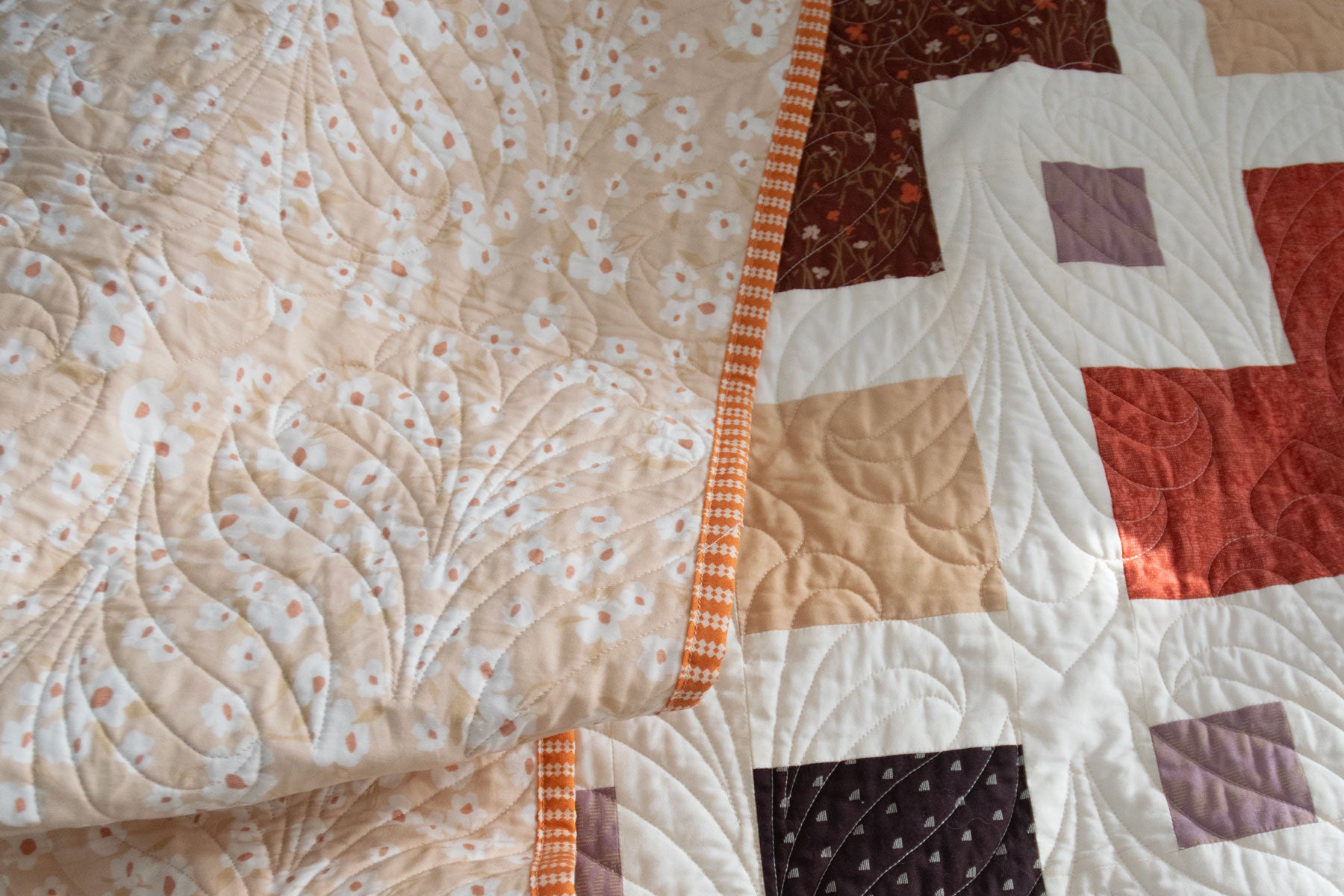 Amber Sunset Violet Quilt Kit