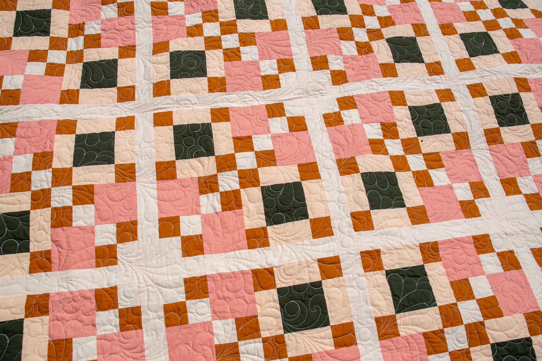 Art Deco Laura's 4-Patch Small Throw Fabric Kit
