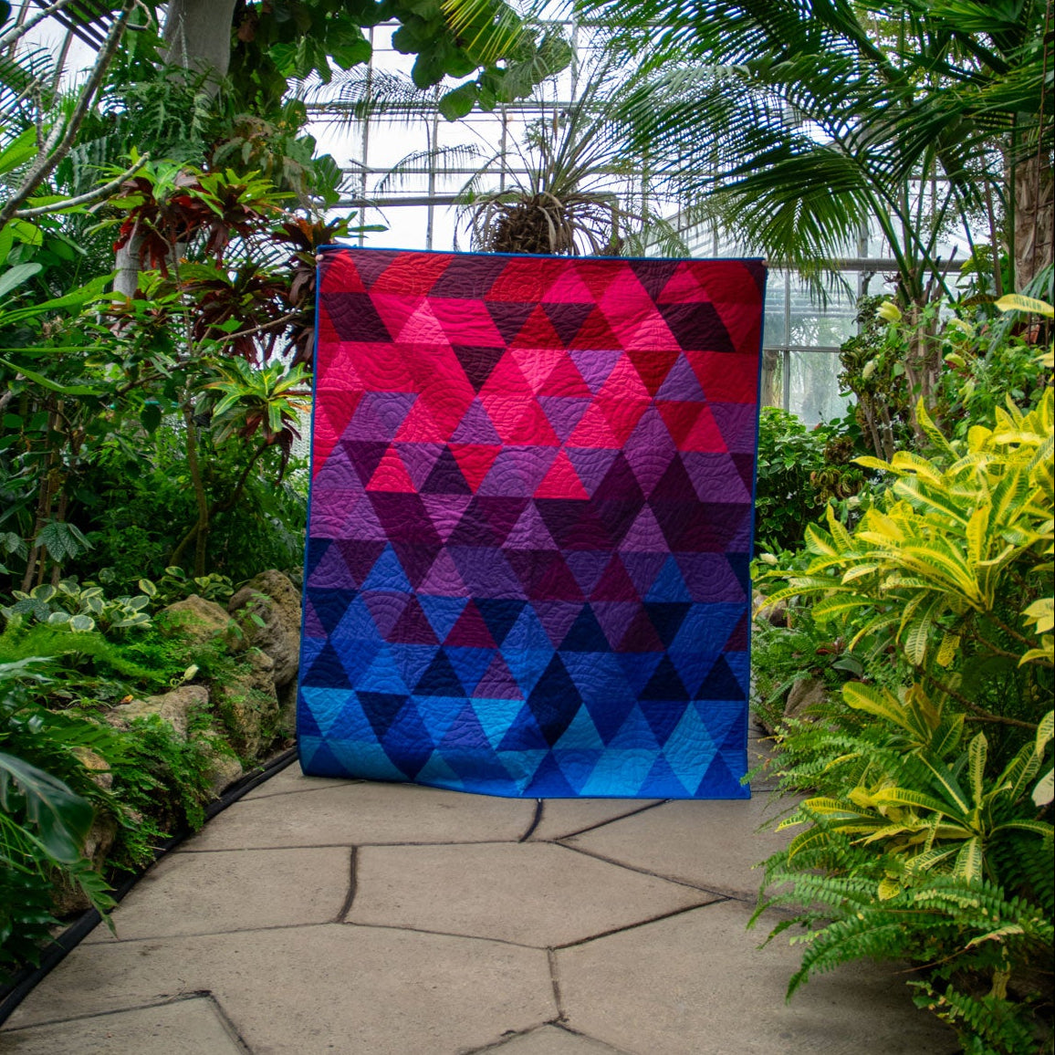 Berry Harvest Triangle Fade Fabric Kit