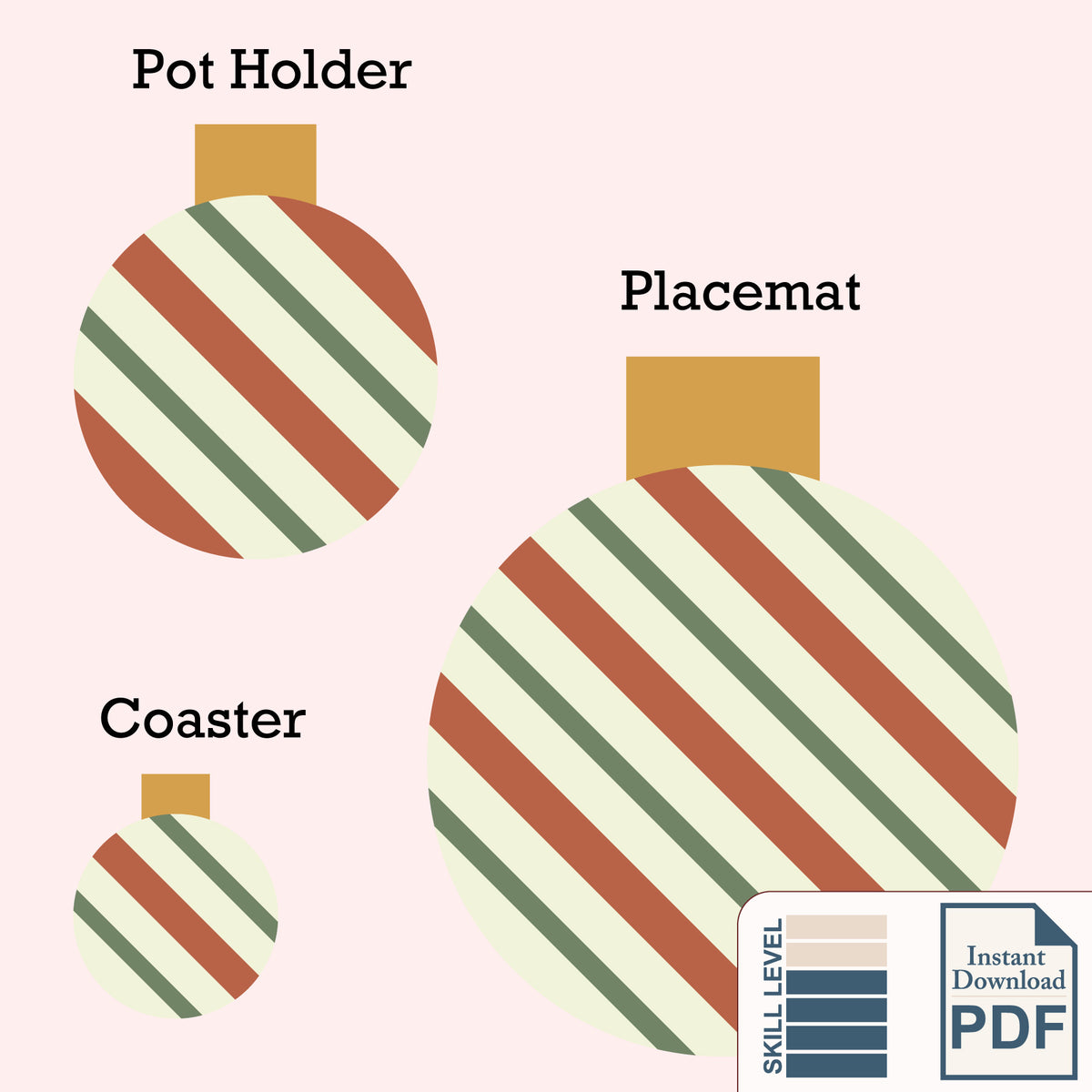 Betsy's Ornaments Quilt Pattern - pdf