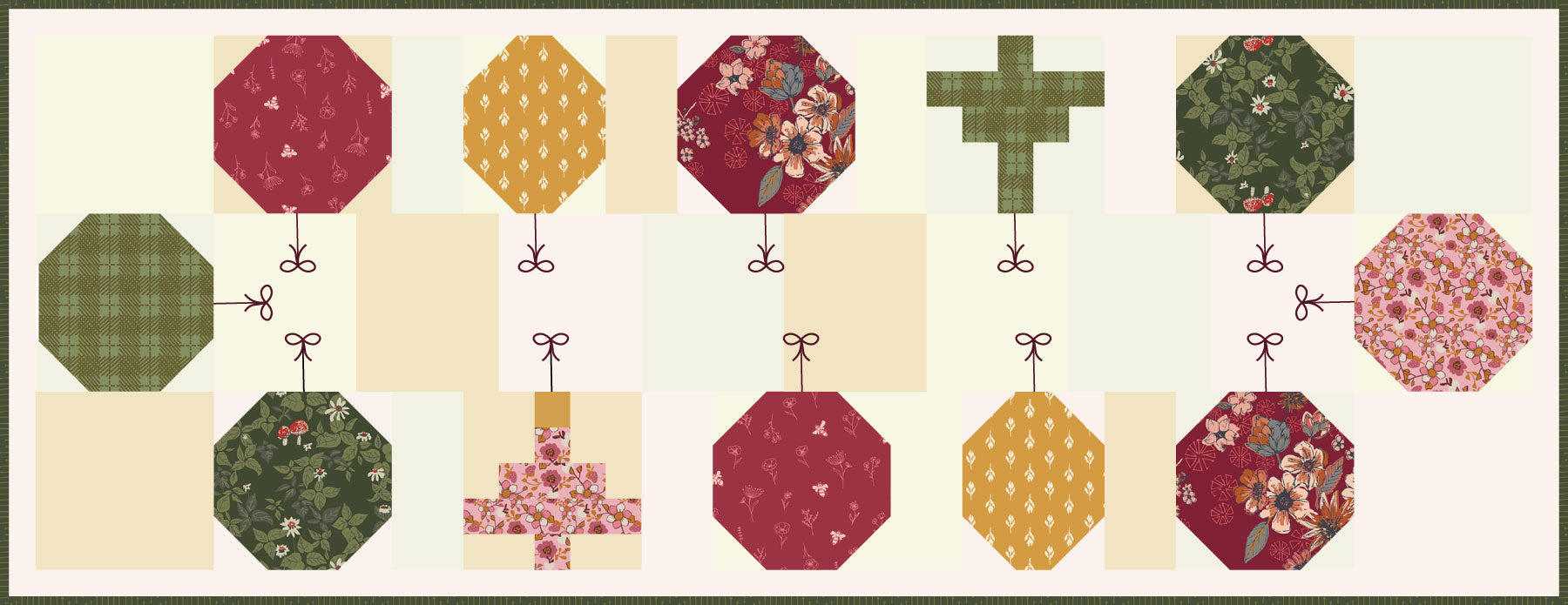 Faithful Forest Gloria Table Runner Quilt Kit (Early Access)