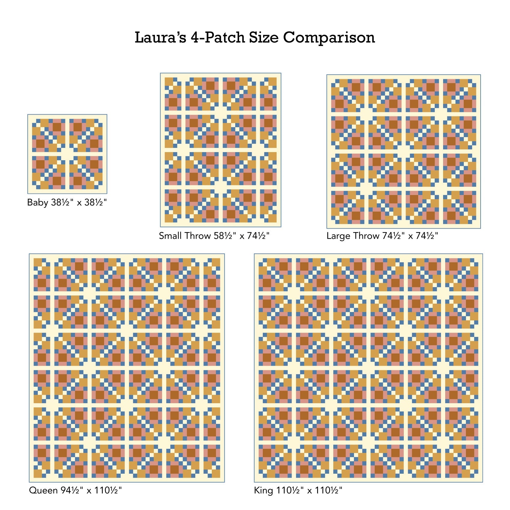 Laura's 4-Patch Quilt Pattern