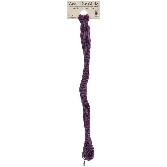 Weeks Dye WorksOver - Dyed Perle Cotton Size 5 Thread 1318 ConcordThread & Floss