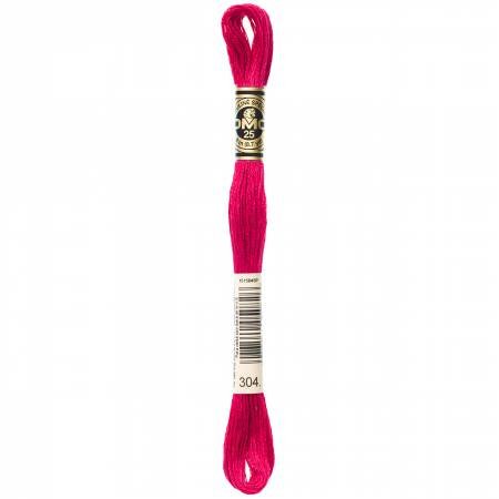 DMC6 - Strand Embroidery Floss 304 PinkThread & Floss