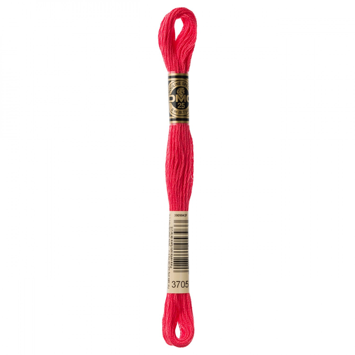 DMC6 - Strand Embroidery Floss 3705 Dk MelonThread & Floss