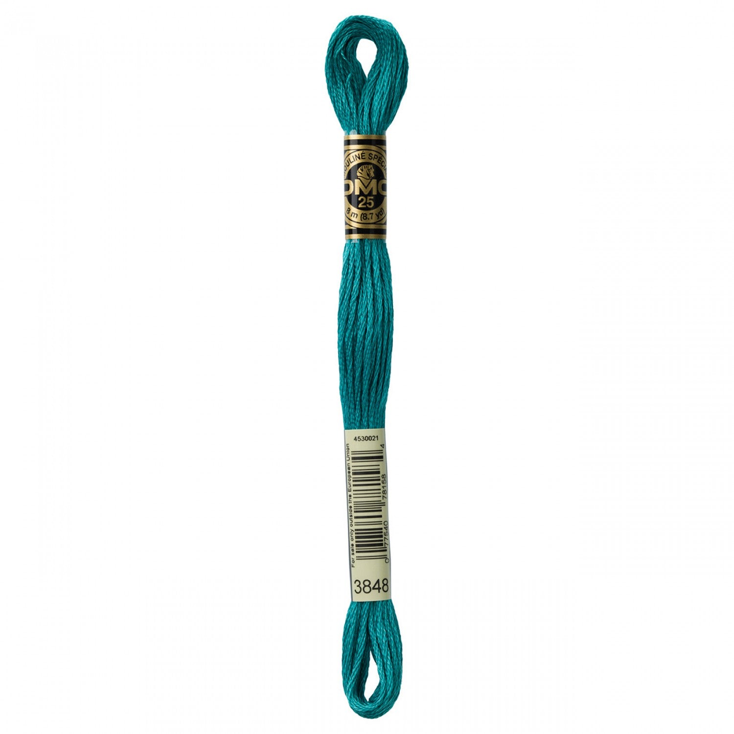 DMC6 - Strand Embroidery Floss 3848 Med Teal GreenThread & Floss