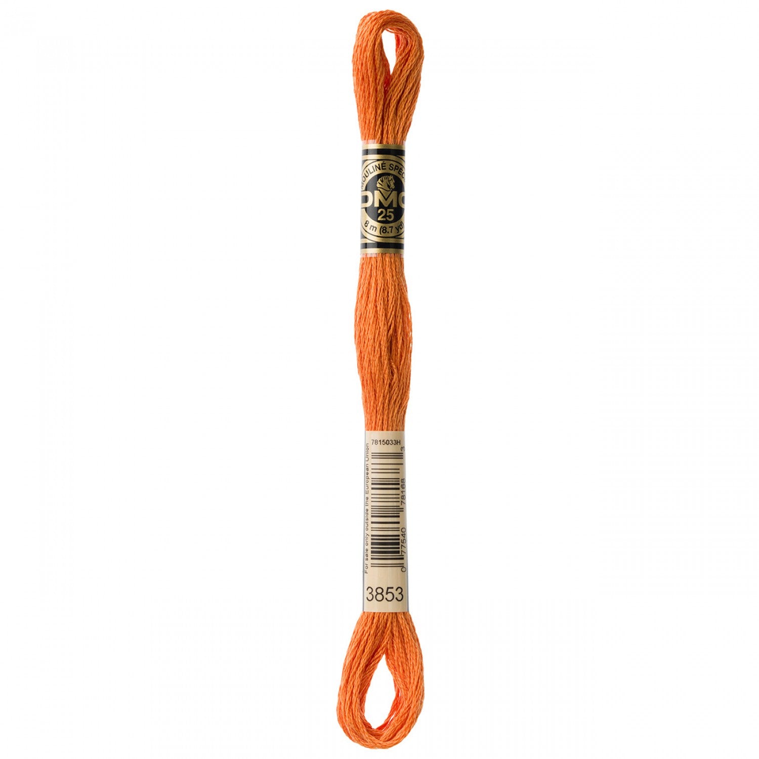 DMC 6-Strand Embroidery Floss 3853 Dk Autumn Gold - Thread & Floss