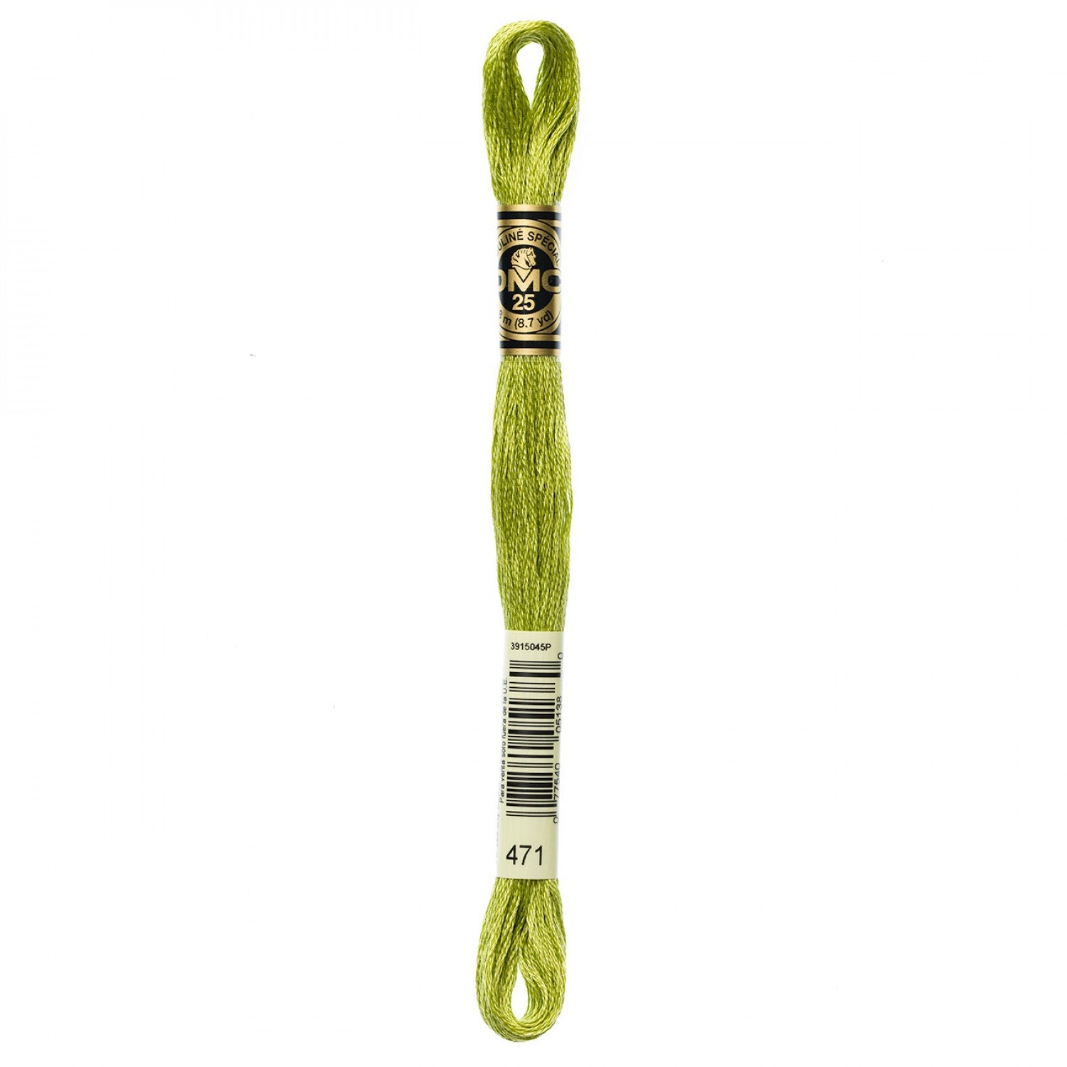 DMC6 - Strand Embroidery Floss 471 Very Lt Avocado GreenThread & Floss