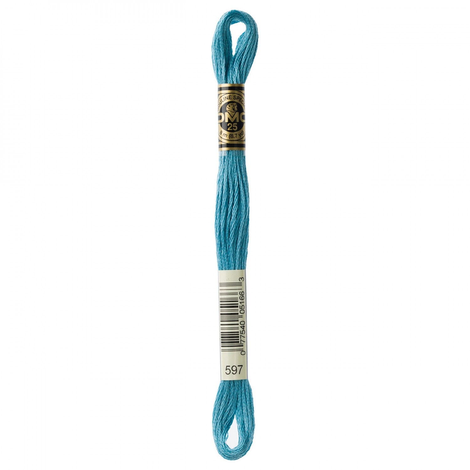DMC6 - Strand Embroidery Floss 597 TurquoiseThread & Floss