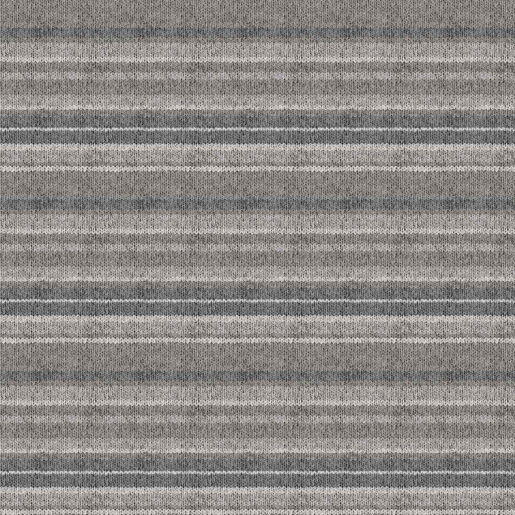 NorthcottMy Canada Knit Stripe GreyFabric
