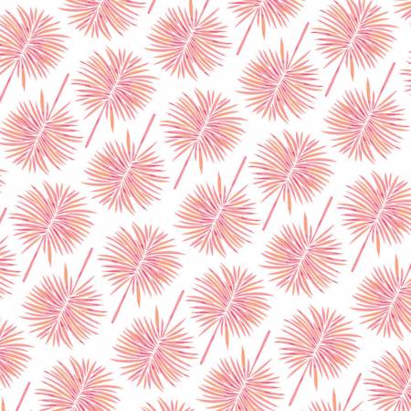 Camelot FabricsMoroccan Nights Quilt Fabric Fan Palms PinkFabric