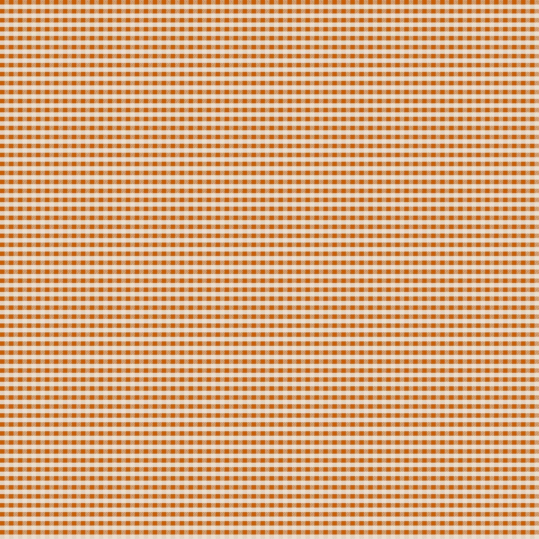 FIGO FabricsWild Cottage Gingham RustFabric