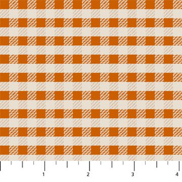 FIGO FabricsWild Cottage Gingham RustFabric