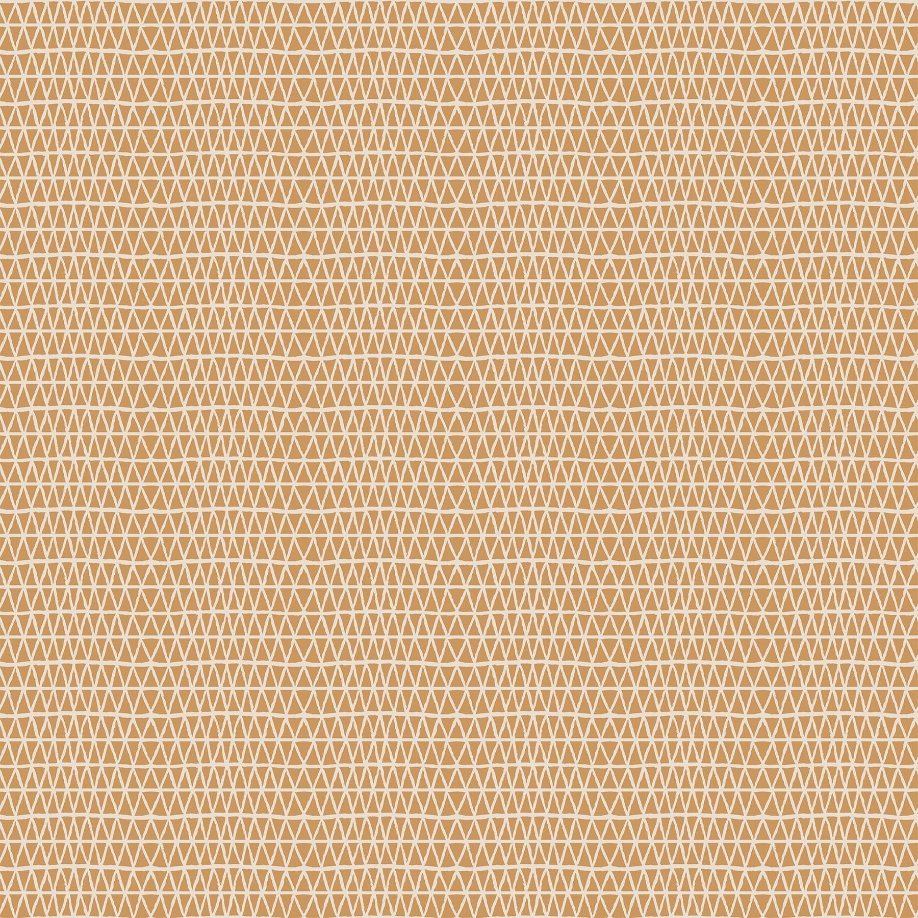 FIGO FabricsWild Cottage Quilt Fabric Diamonds RustFabric