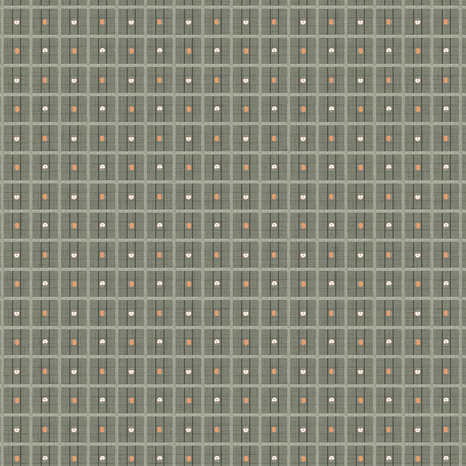 FIGO FabricsKlara Plaid GreenFabric