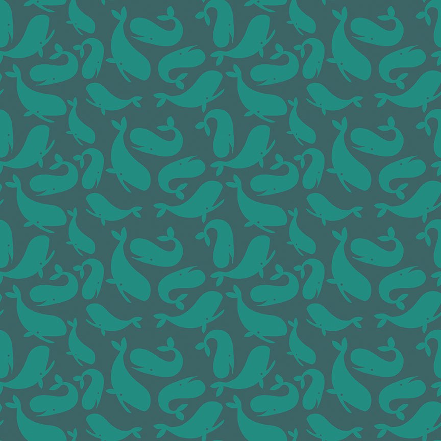 Riley Blake DesignsAhoy Mermaids Quilt Fabric Whales OceanFabric