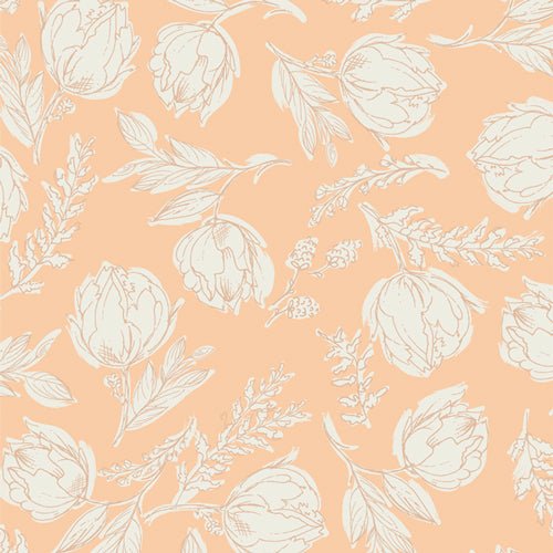 Art Gallery FabricsNectarine Fusion Quilt Fabric Unruly TerraceFabric