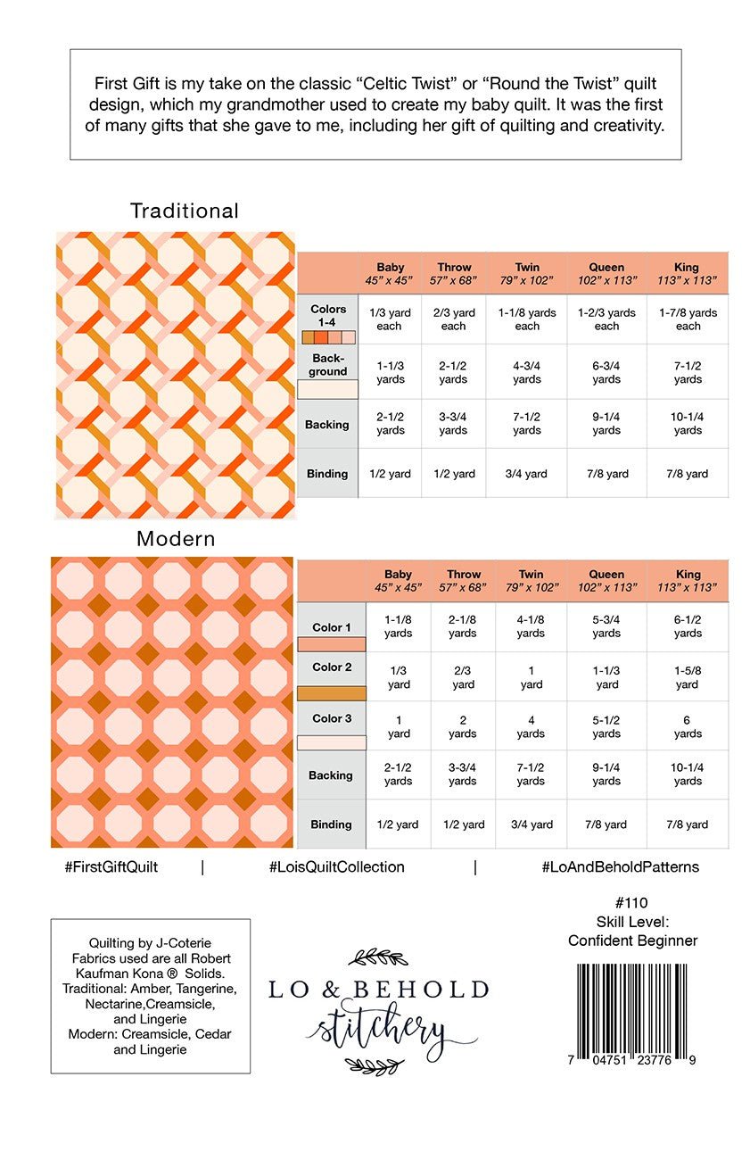 Lo & Behold StitcheryFirst Gift Quilt PatternQuilt Patterns