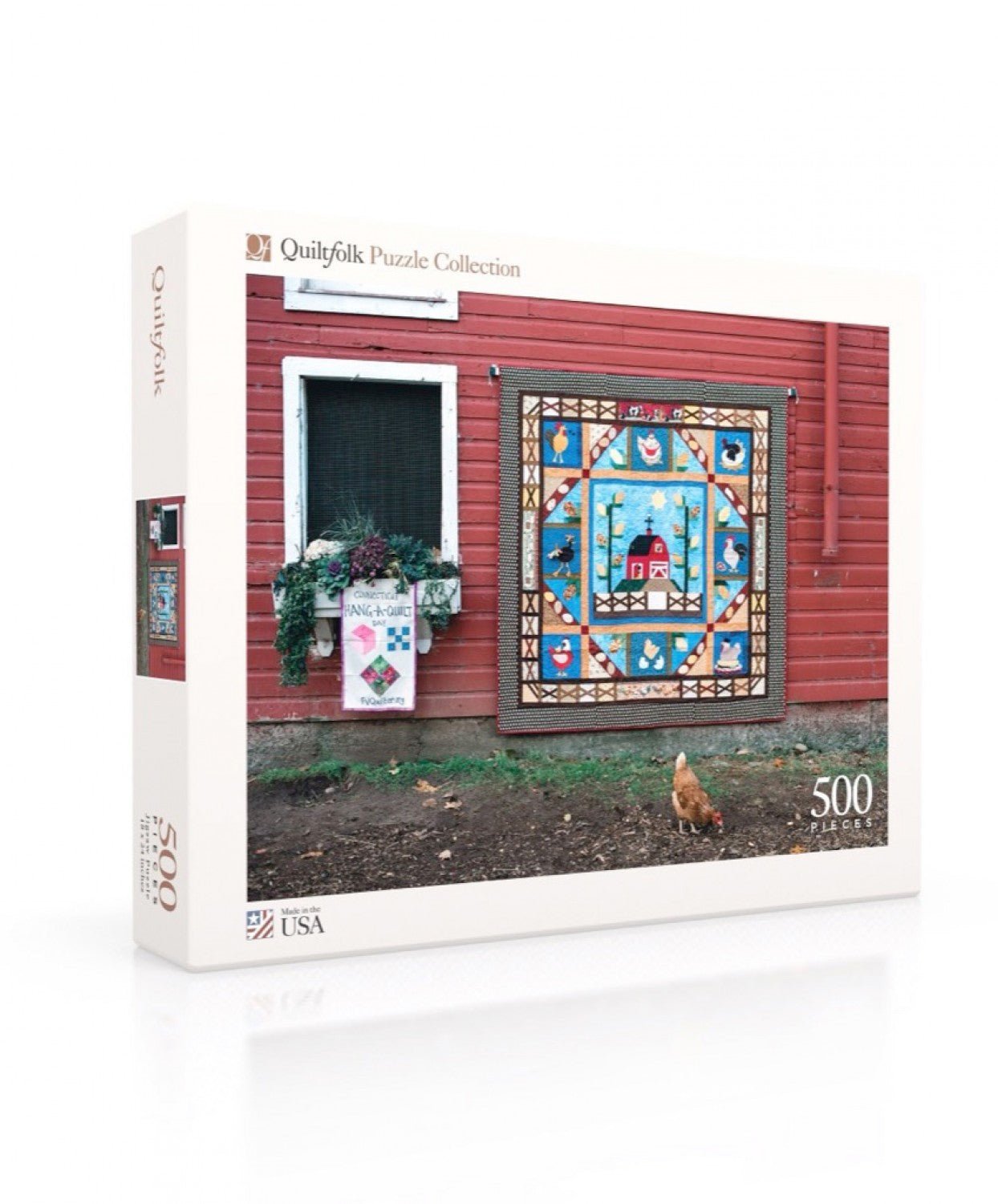 QuiltfolkHanging Around Jigsaw Puzzle 500pcJigsaw Puzzles
