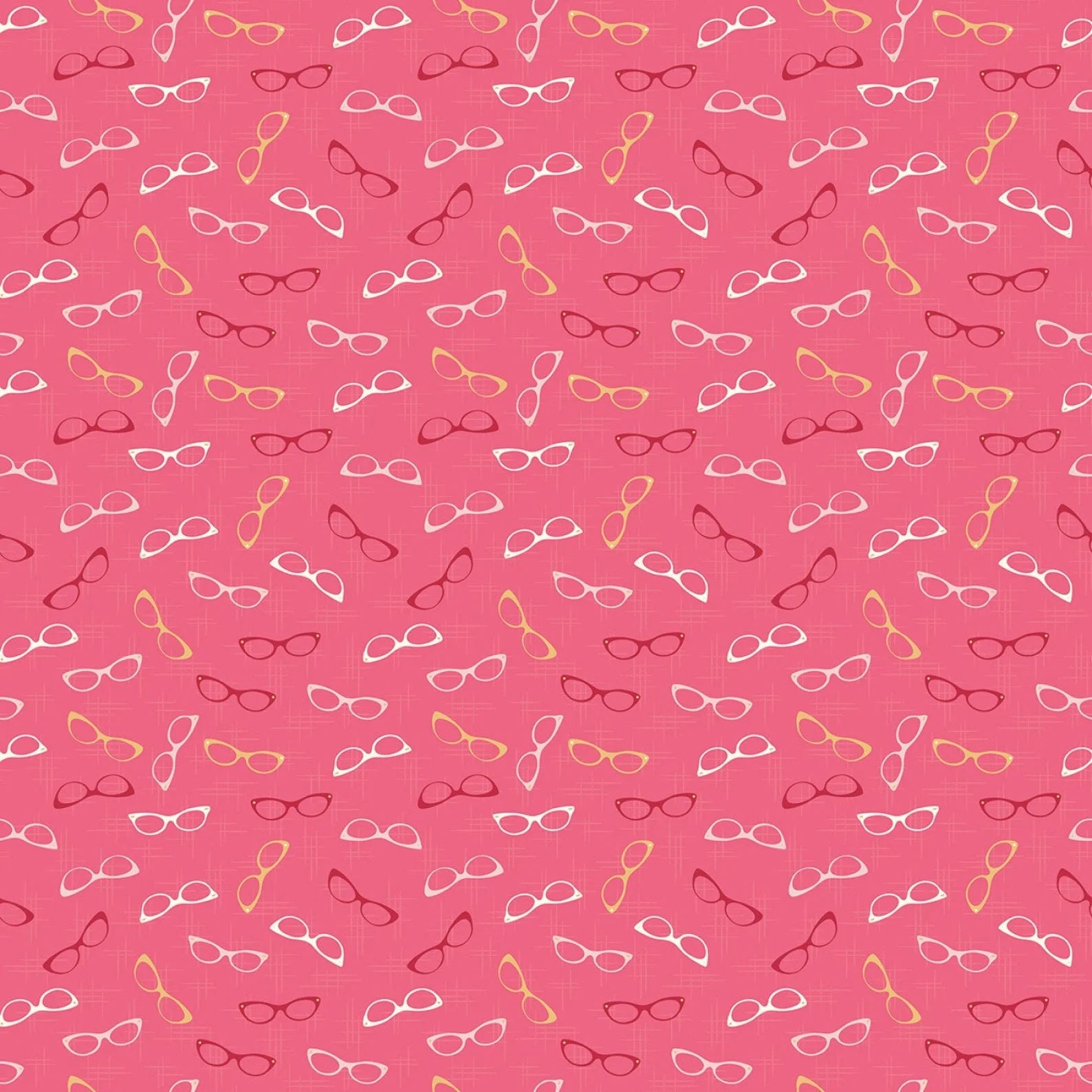Riley Blake DesignsStardust Quilt Fabric Glam Glasses PinkFabric