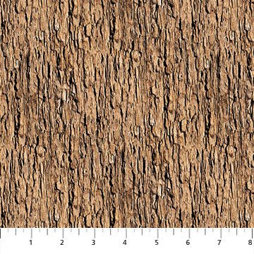 NorthcottTenderwood Fabric Bark Texture BrownFabric