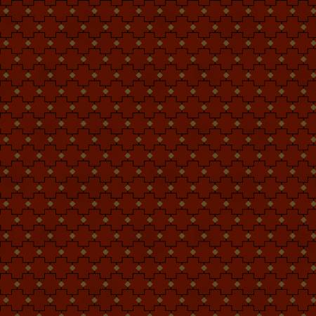 Henry GlassFarmhouse Christmas Quilt Fabric Geometric RedFabric
