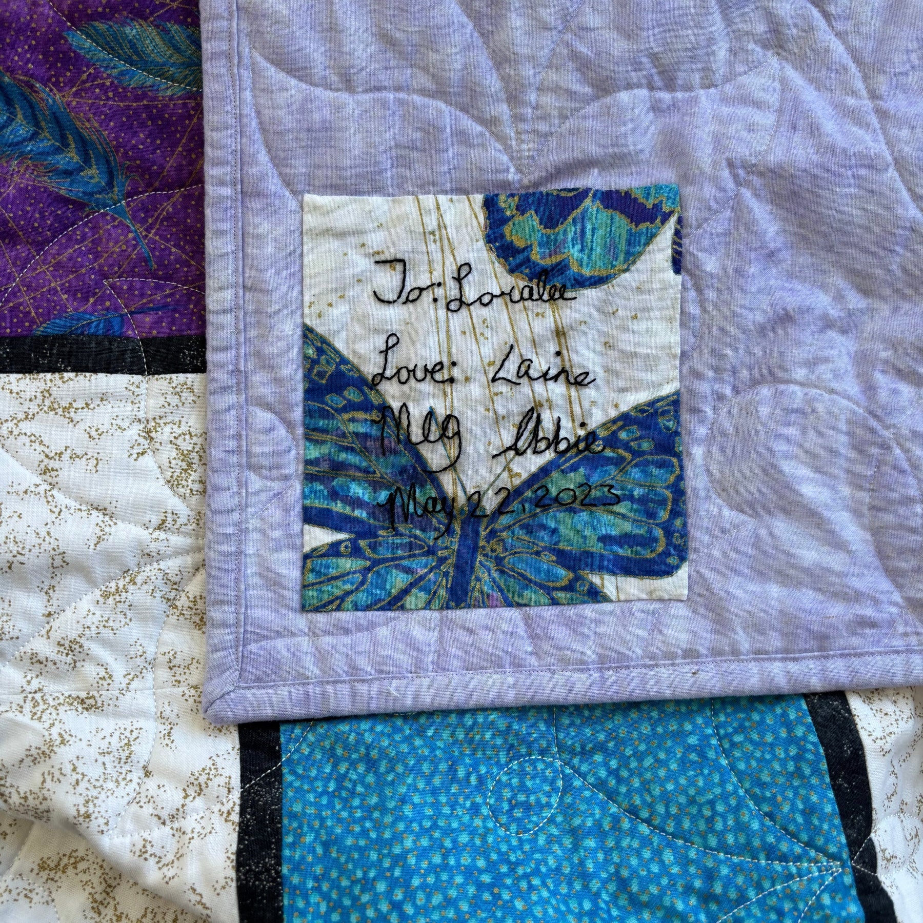 How To Make Hand-Embroidered Quilt Labels