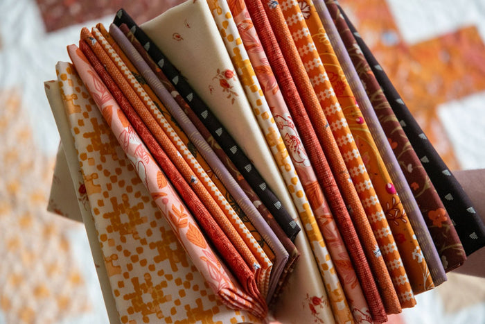 Amber Sunset Curated Quilt Fabric Bundles - Lindley General Store