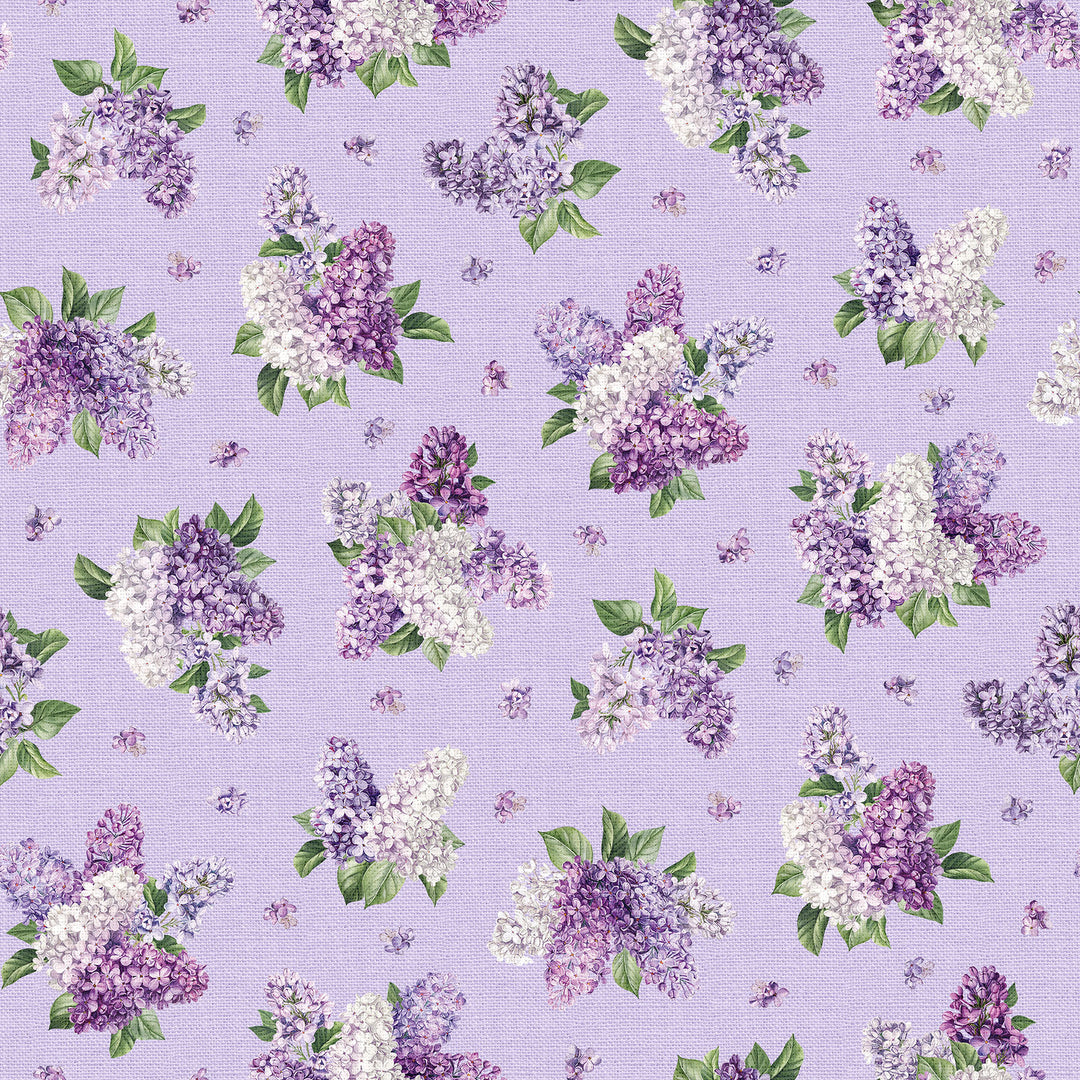 Lilac Garden Quilt Fabric