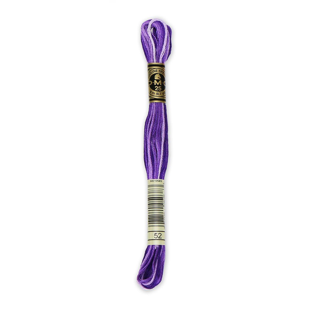 DMC6 - Strand Embroidery Floss 52 Variegated VioletThread & Floss