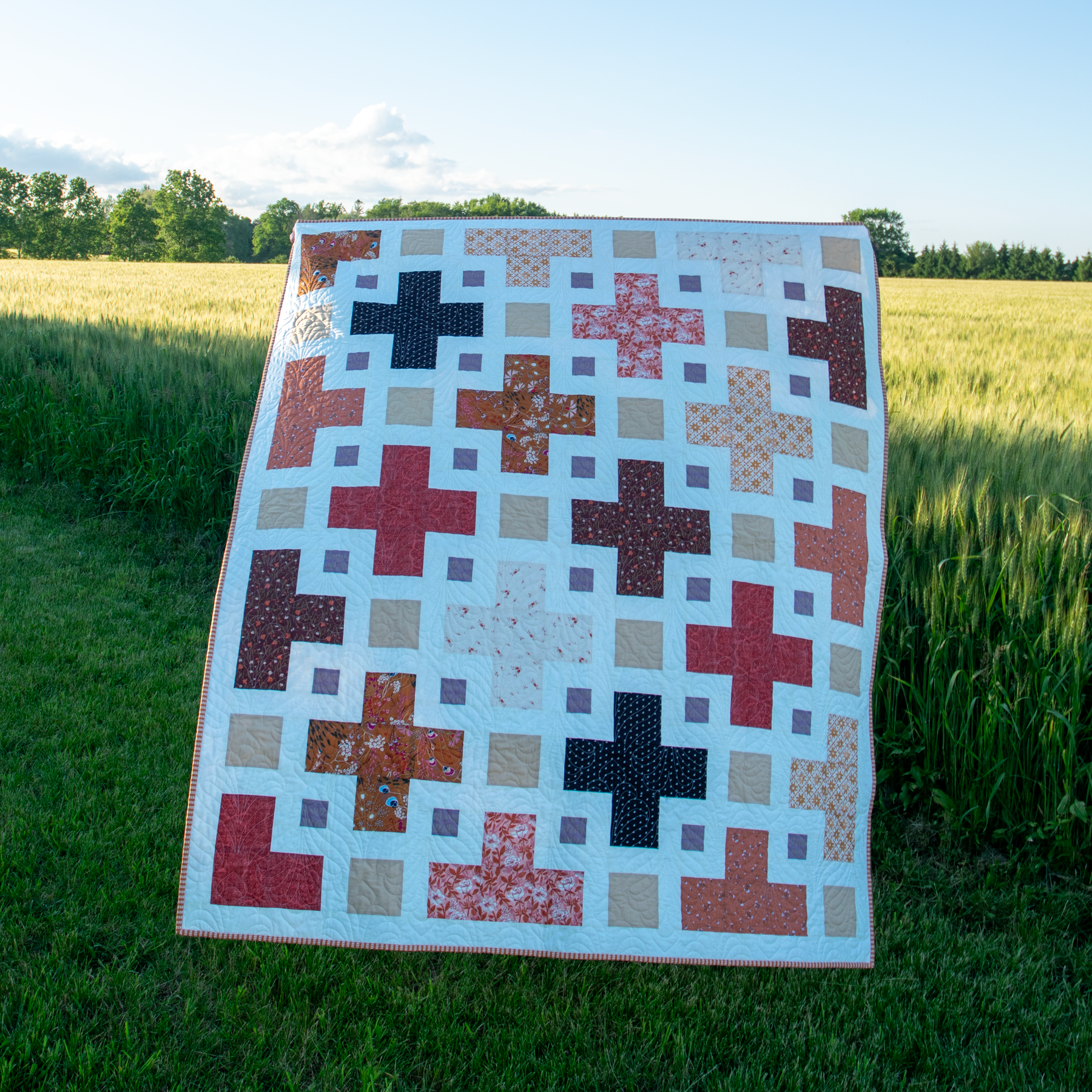 The Violet Quilt Pattern by Kitchen Table Quilting