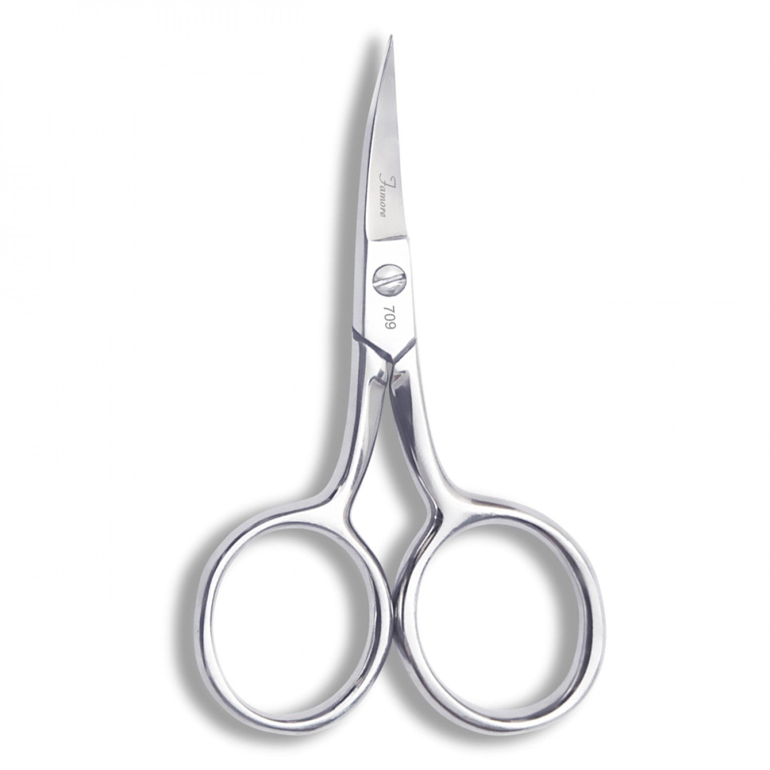 4in. Large Ring Fine Point Curved Embroidery Scissors