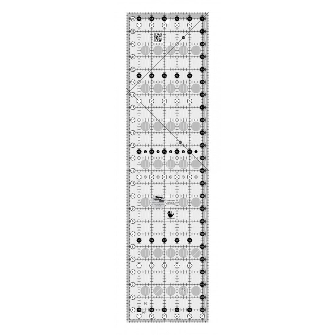 6½in. x 24½in. Non-Slip Left-Handed Rectangle Ruler