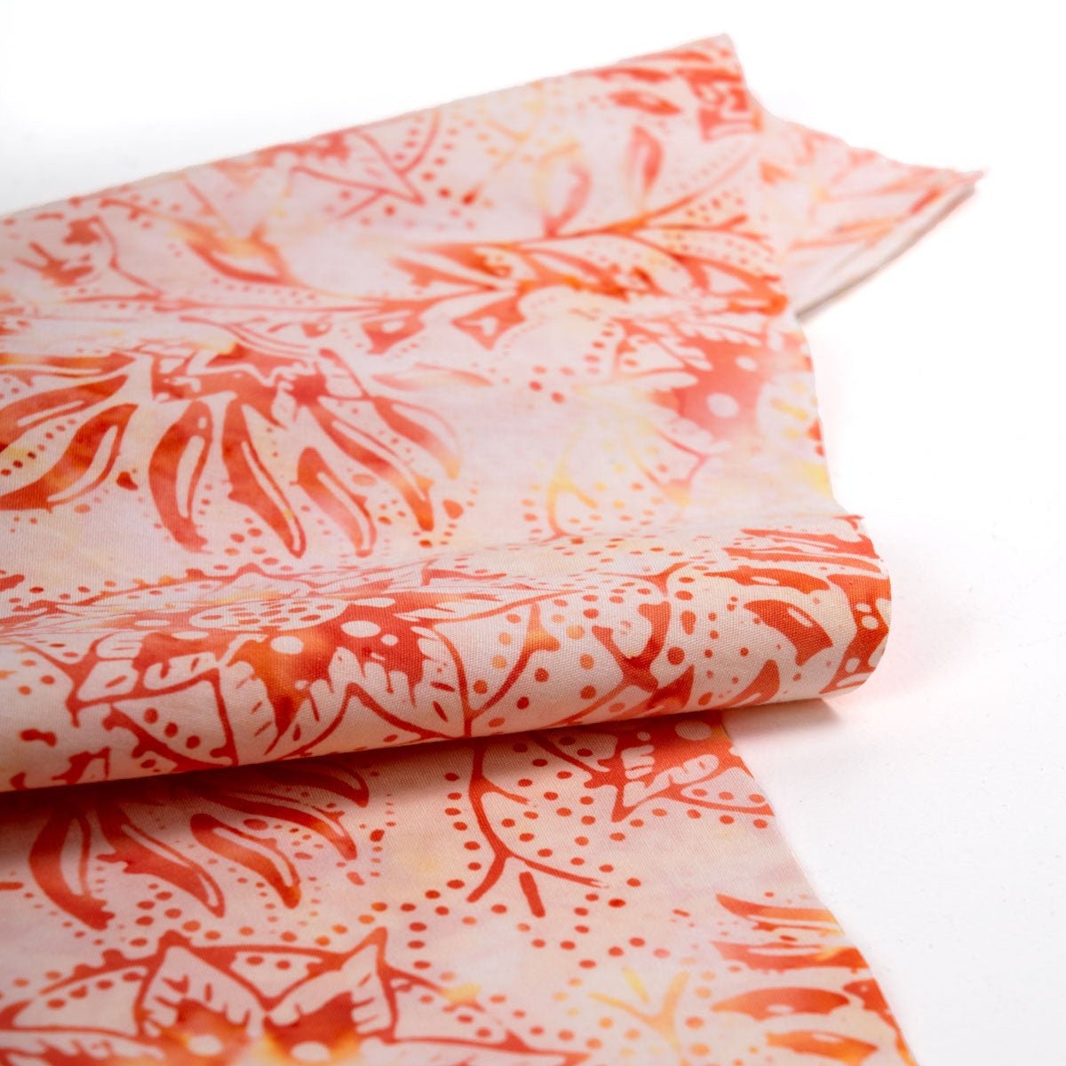 Banyan BatiksGarden Party Batik Quilt Fabric Stars & Flowers BlushFabric