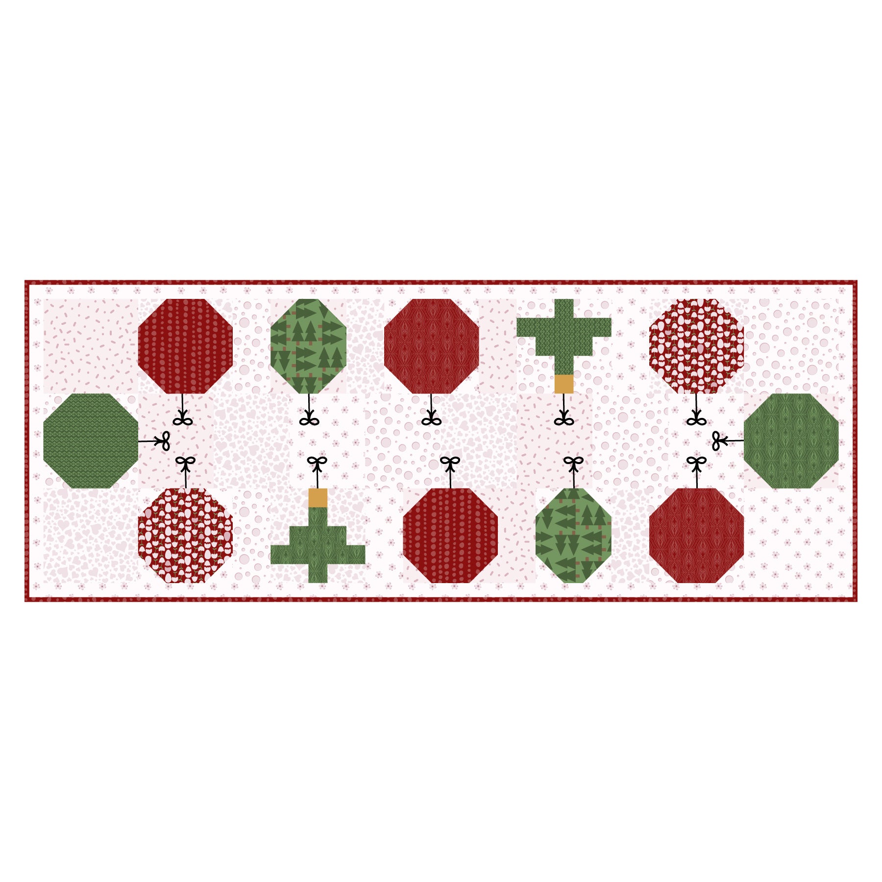 Gloria Christmas Table Runner Quilt Pattern