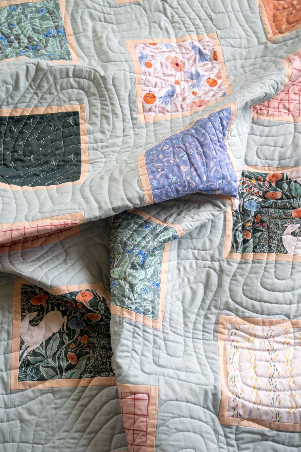 FIGO FabricsGolden Hour Peter's Pictures Quilt KitQuilt Kits