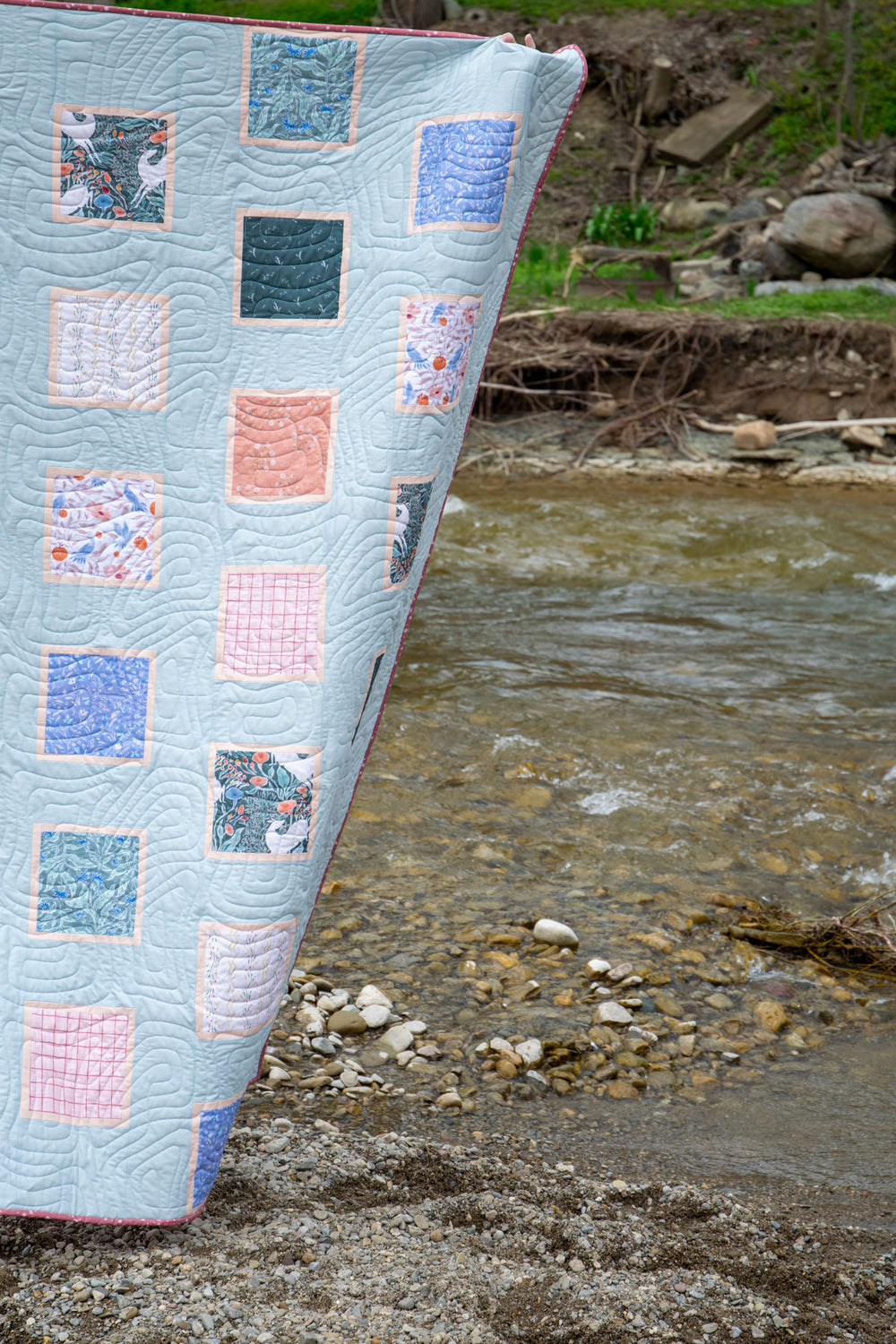 FIGO FabricsGolden Hour Peter's Pictures Quilt KitQuilt Kits