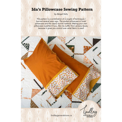 Ida's Pillowcase Sewing Pattern - printed