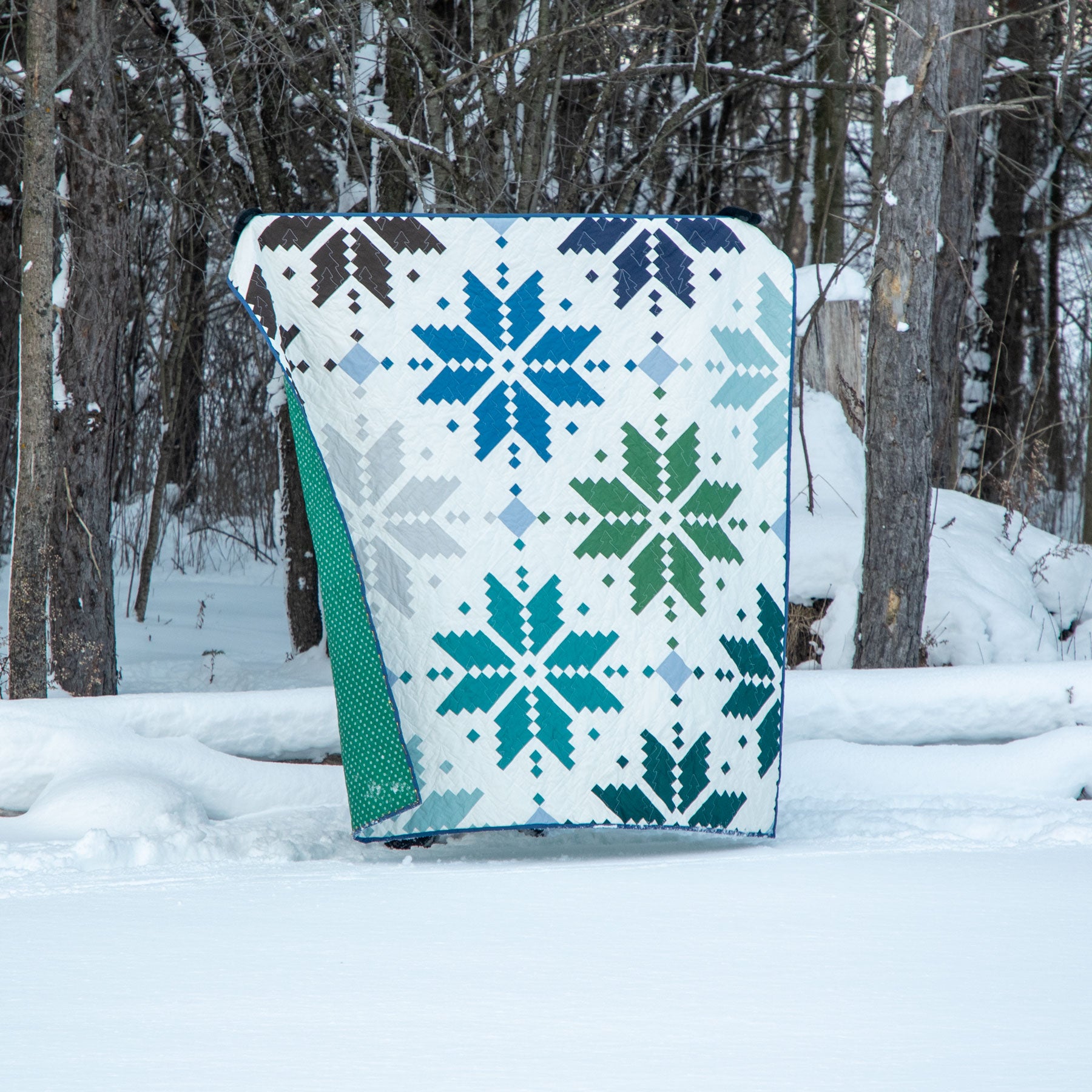 Art Gallery FabricsNorth Wind Knitted Star Fabric KitQuilt Kits