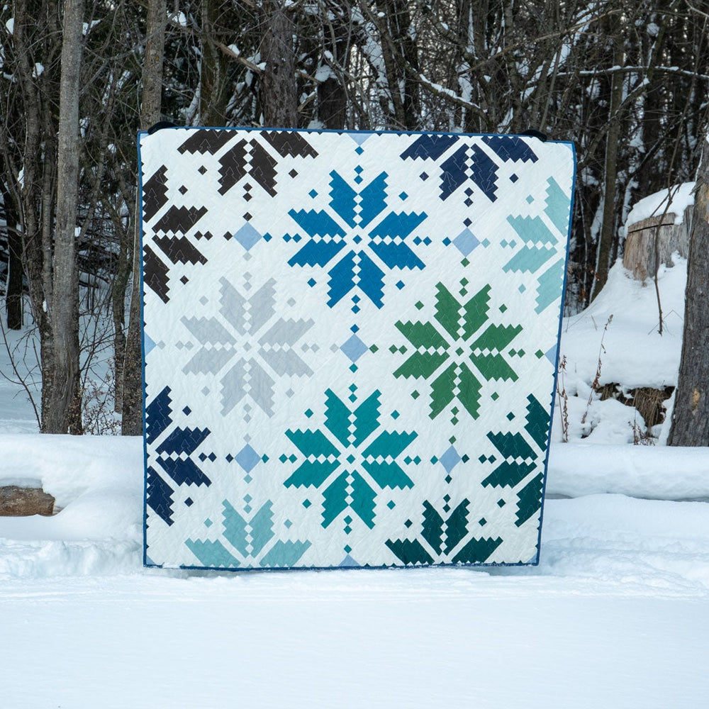 Knitted Star Quilt Pattern