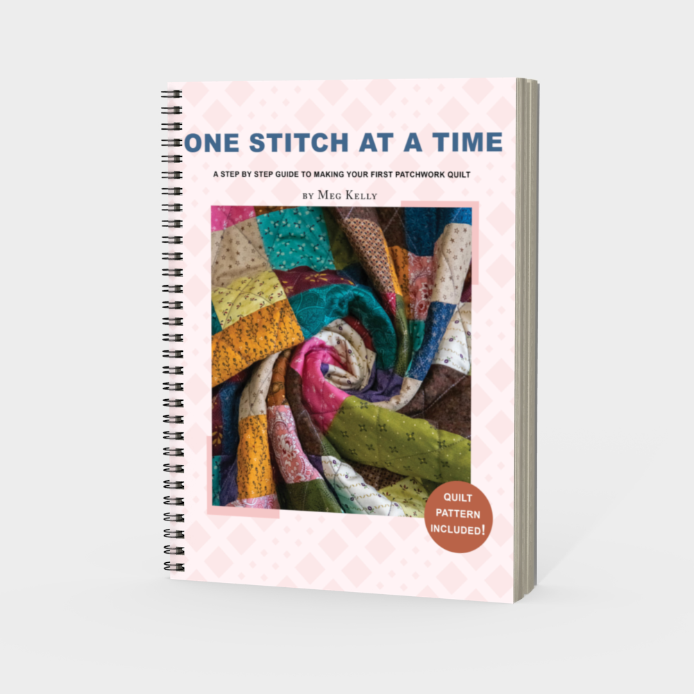 One Stitch at a Time Beginner Quilt Kit, Book, and Sew-along