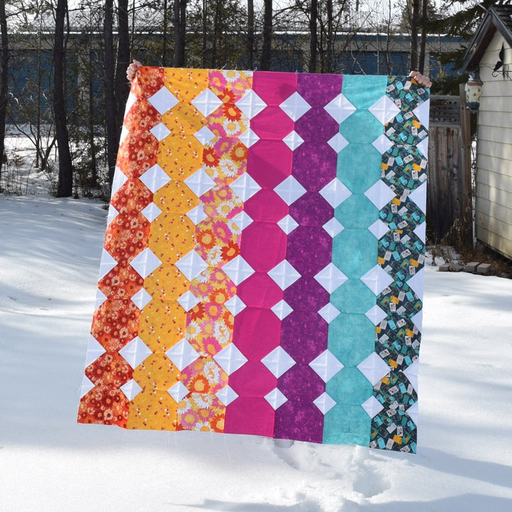 Paper Cuts Throw Quilt Kit (4617218555949)
