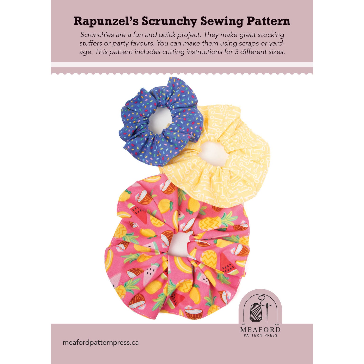 DIY Scrunchy Sewing Pattern | Make Your Own Scrunchies
