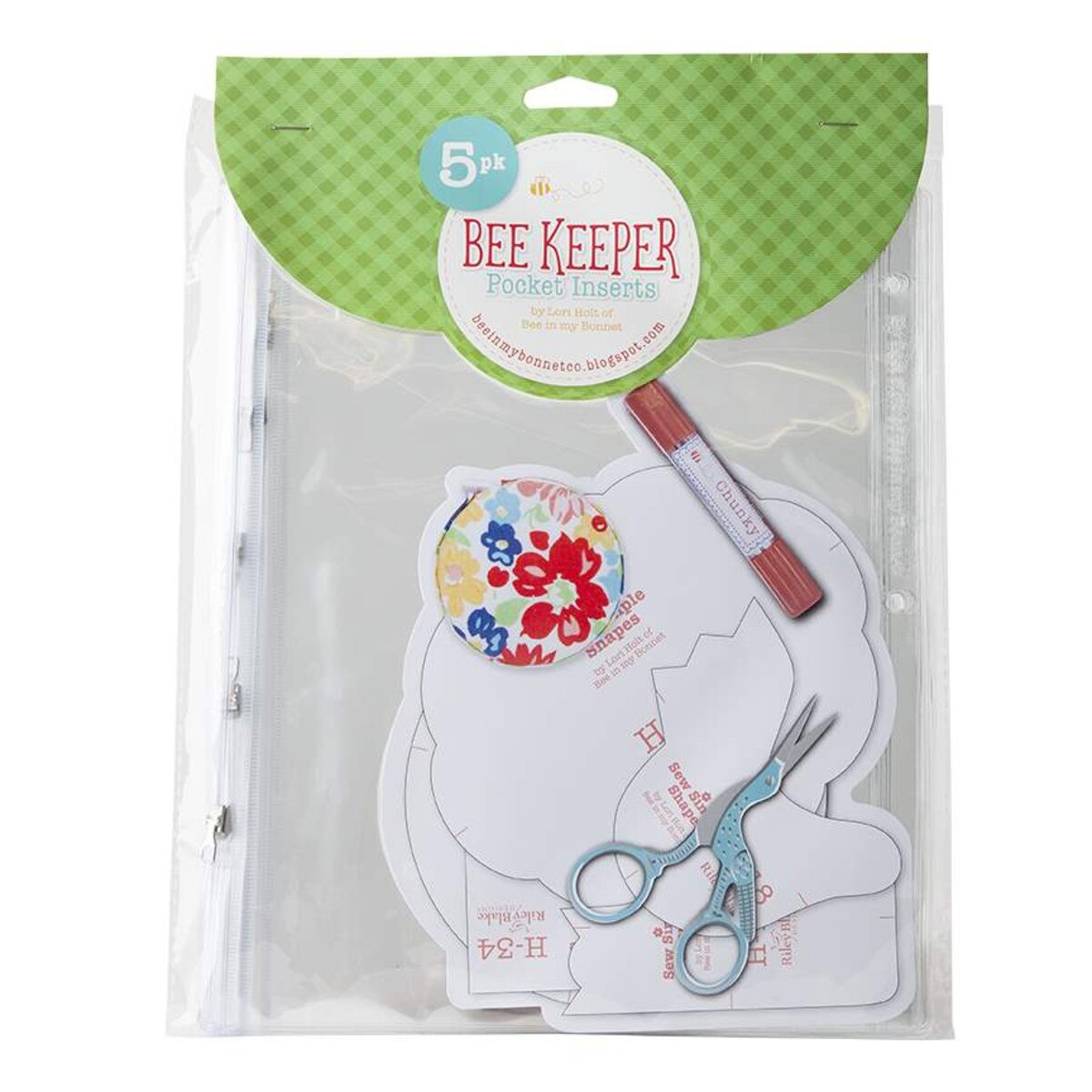 Bee Keeper Binder Pocket Inserts 5pc