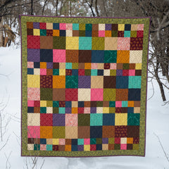 Mary's Patchwork Quilt Pattern - printed