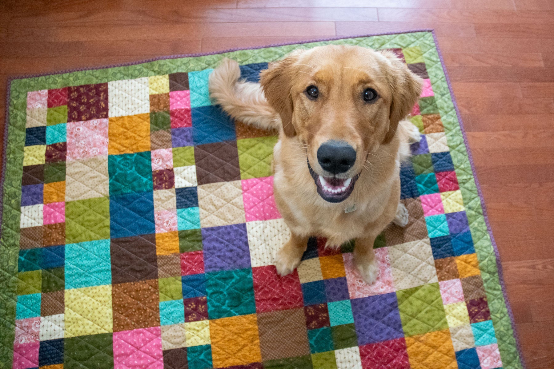 Mary's Patchwork Quilt Pattern - printed