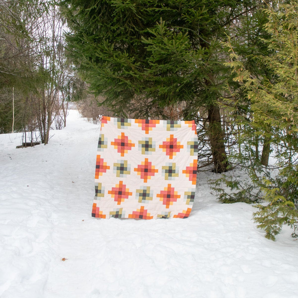 Terracotta Thyme Granny Cabin Fabric Kit