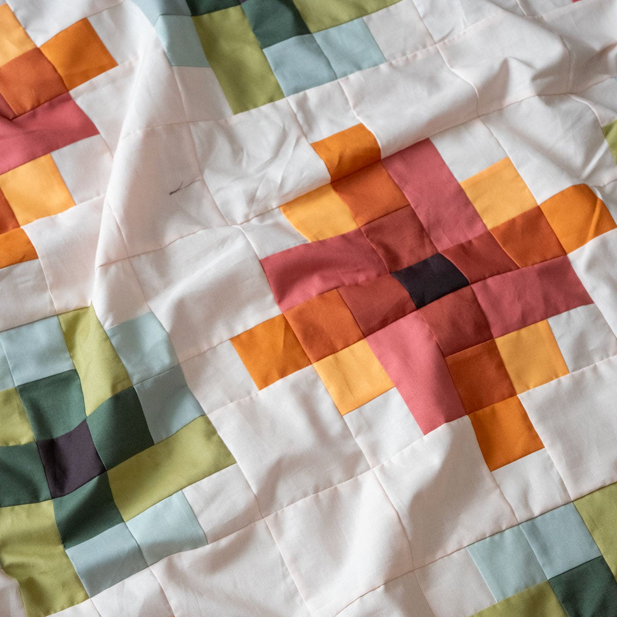 Terracotta Thyme Granny Cabin Fabric Kit