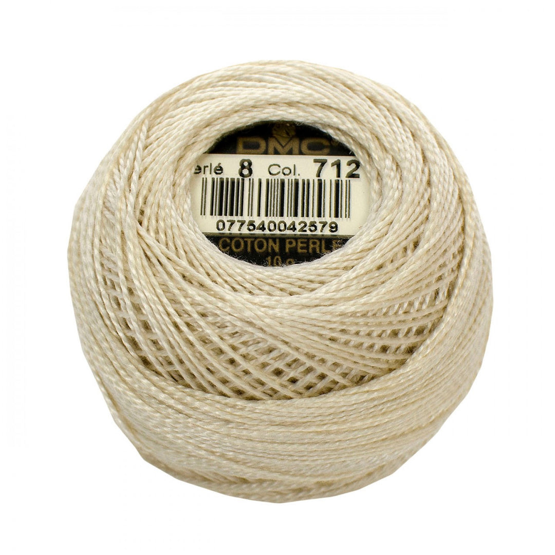 Pearl Cotton Size 12 Thread 712 Cream